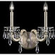 Signature Napoli 2 Light 5.88 inch Antique Silver Wall Sconce Wall Light, Schonbek Signature