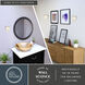 Elsa LED 6.5 inch Satin Nickel Bathroom Light Wall Light