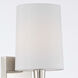 Trenton Bath Sconce Wall Light in Polished Nickel