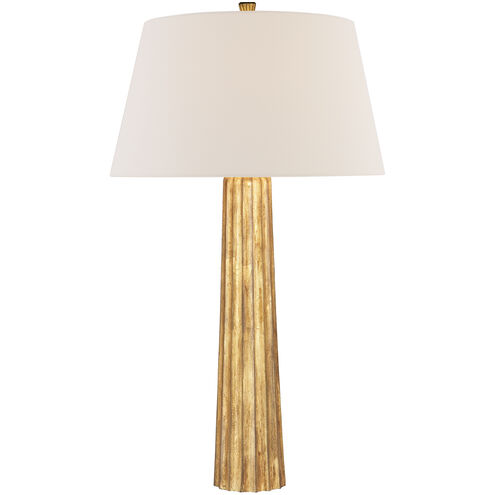Chapman & Myers Fluted Spire 32.25 inch 5.00 watt Gilded Iron Cordless Table Lamp Portable Light, Large