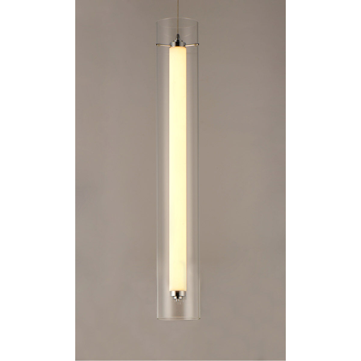 Centrum LED 5 inch Polished Chrome Single Pendant Ceiling Light