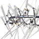 Icicle 12 Light 27 inch Chrome Chandelier Ceiling Light