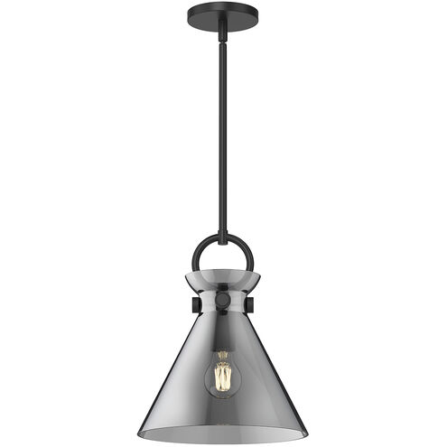 Alora PD412511MBSM Emerson Pendant Ceiling Light in Matte Black, Smoked  Glass