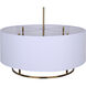 Bonnie 3 Light 24 inch Gold Chandelier Ceiling Light