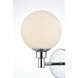 Cordelia 1 Light 6 inch Chrome Bath Sconce Wall Light