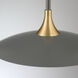 Welsh LED 18 inch Grey Pendant Ceiling Light