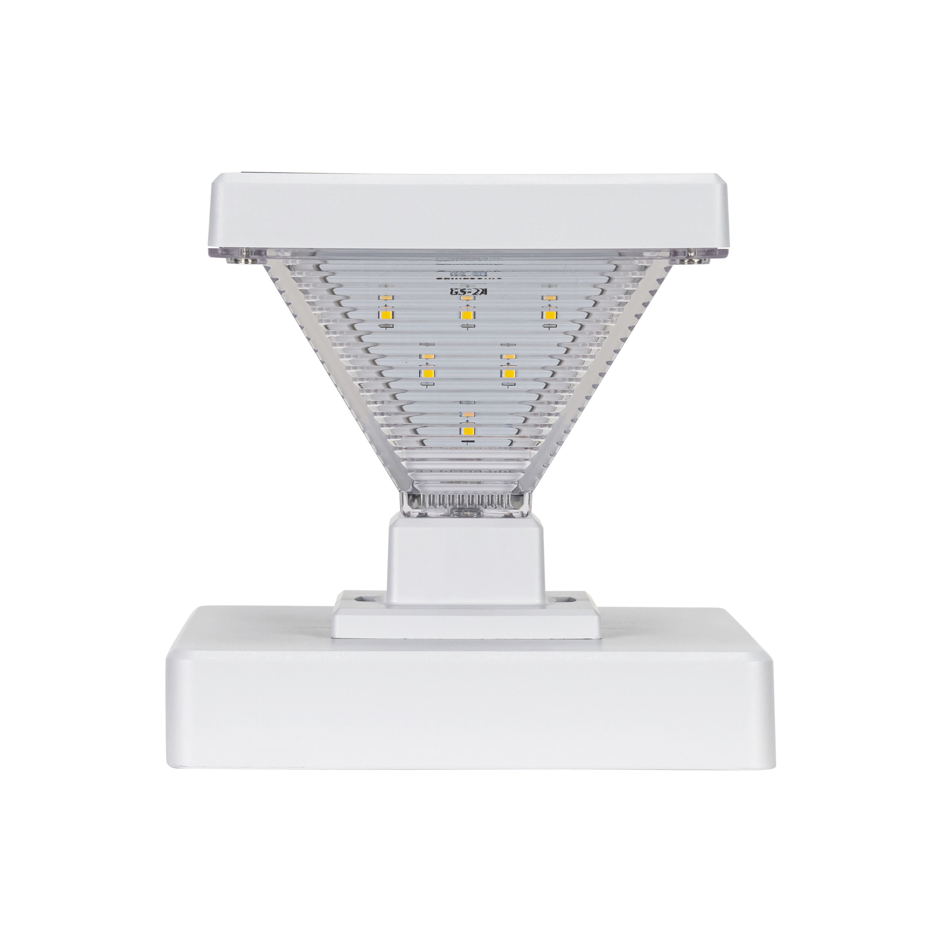 Luxor 1 Light 4.38 inch White Pergola Light, Solar