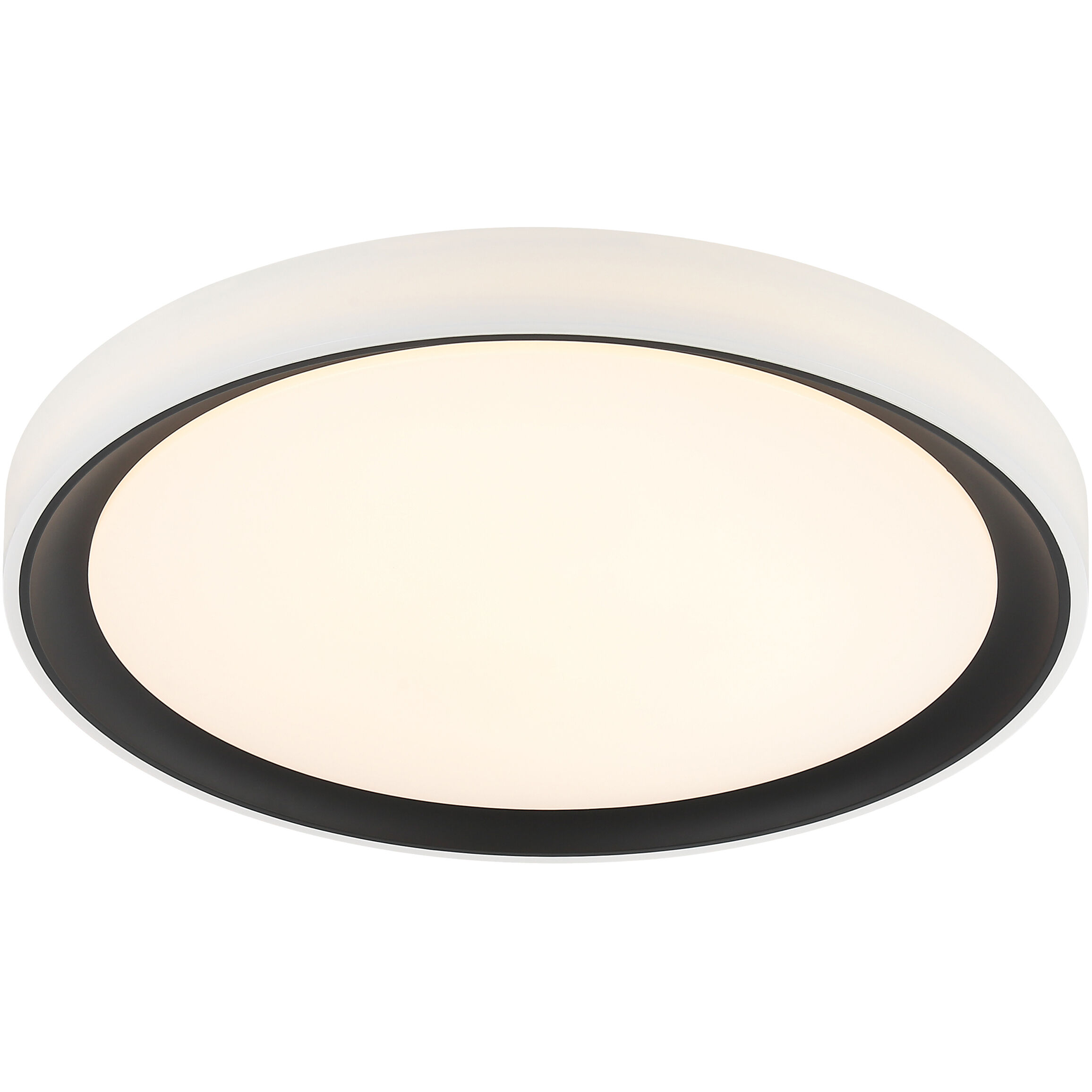 Oculus LED 19.5 inch Black Flush Mount Ceiling Light