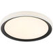 Oculus LED 19.5 inch Black Flush Mount Ceiling Light