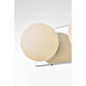 Jaylin 2 Light 14 inch Chrome Bath Sconce Wall Light