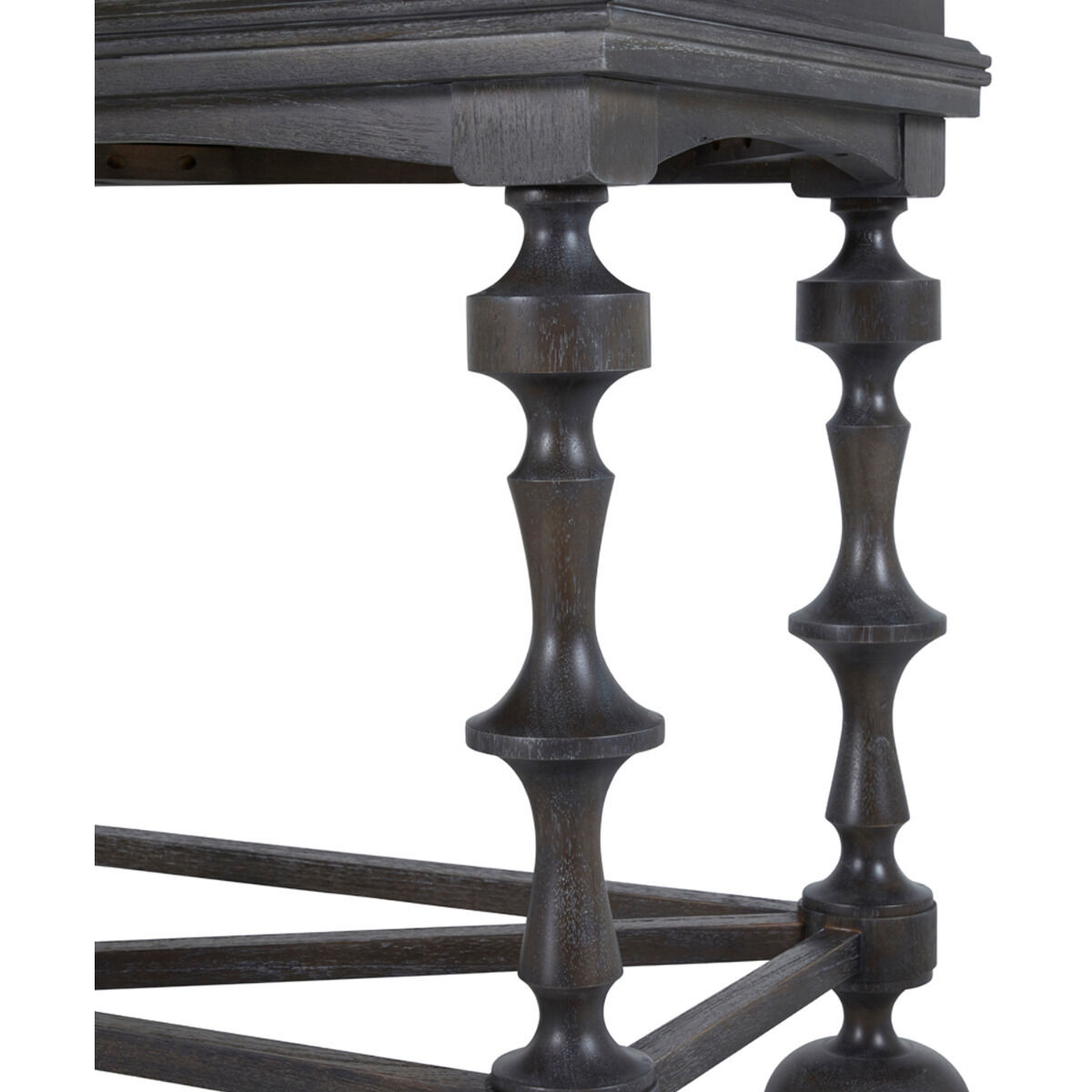 Arrington 76 X 21 inch Cerused Ash / Antique Brass Console Table