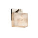 Alabaster Rocks 1 Light 5.5 inch Dark Bronze ADA Wall Sconce Wall Light in LED, Rectangle