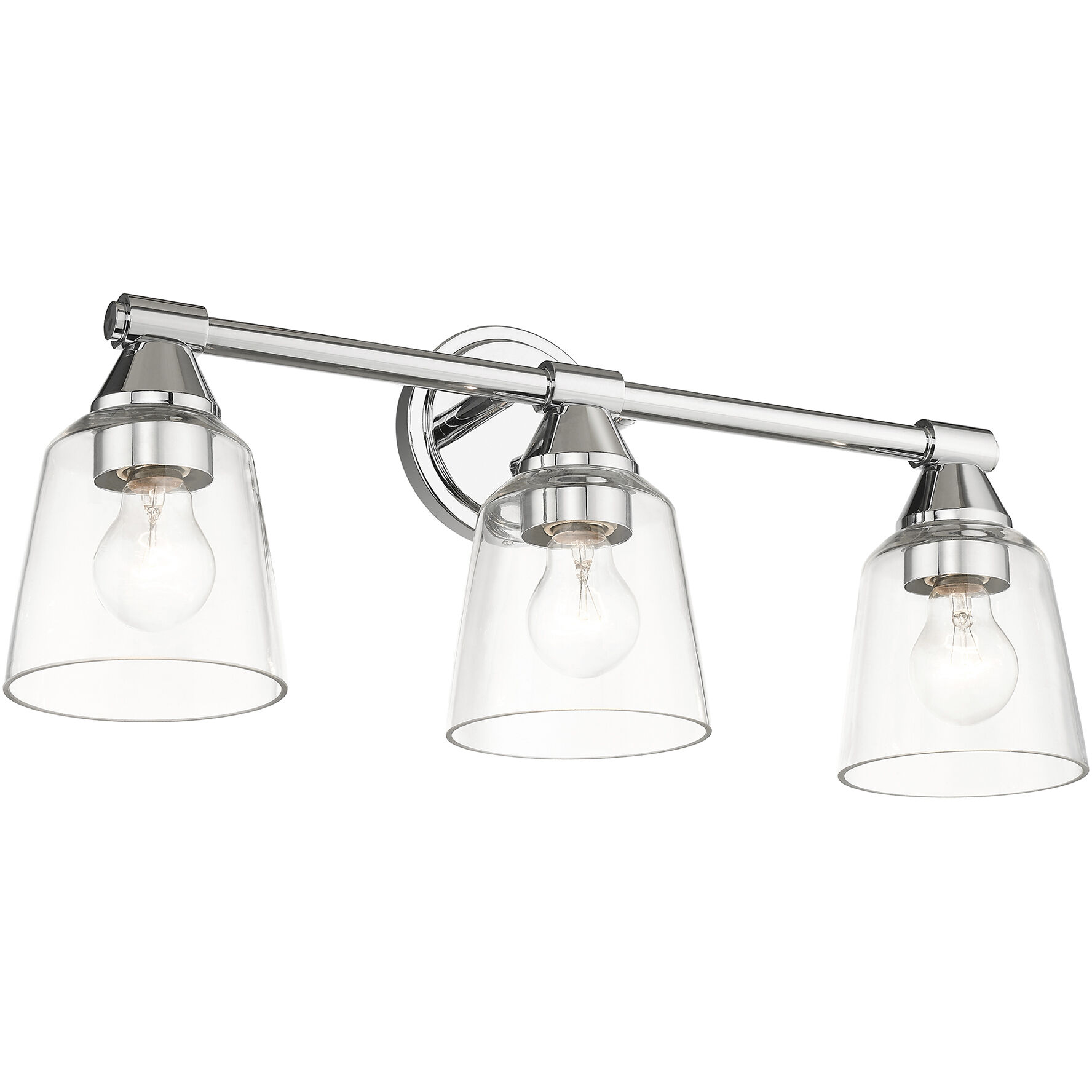 Catania 3 Light 23 inch Polished Chrome Vanity Sconce Wall Light