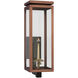 Chapman & Myers Fresno2 1 Light 18.5 inch Soft Copper Outdoor Bracketed Gas Wall Lantern, Medium