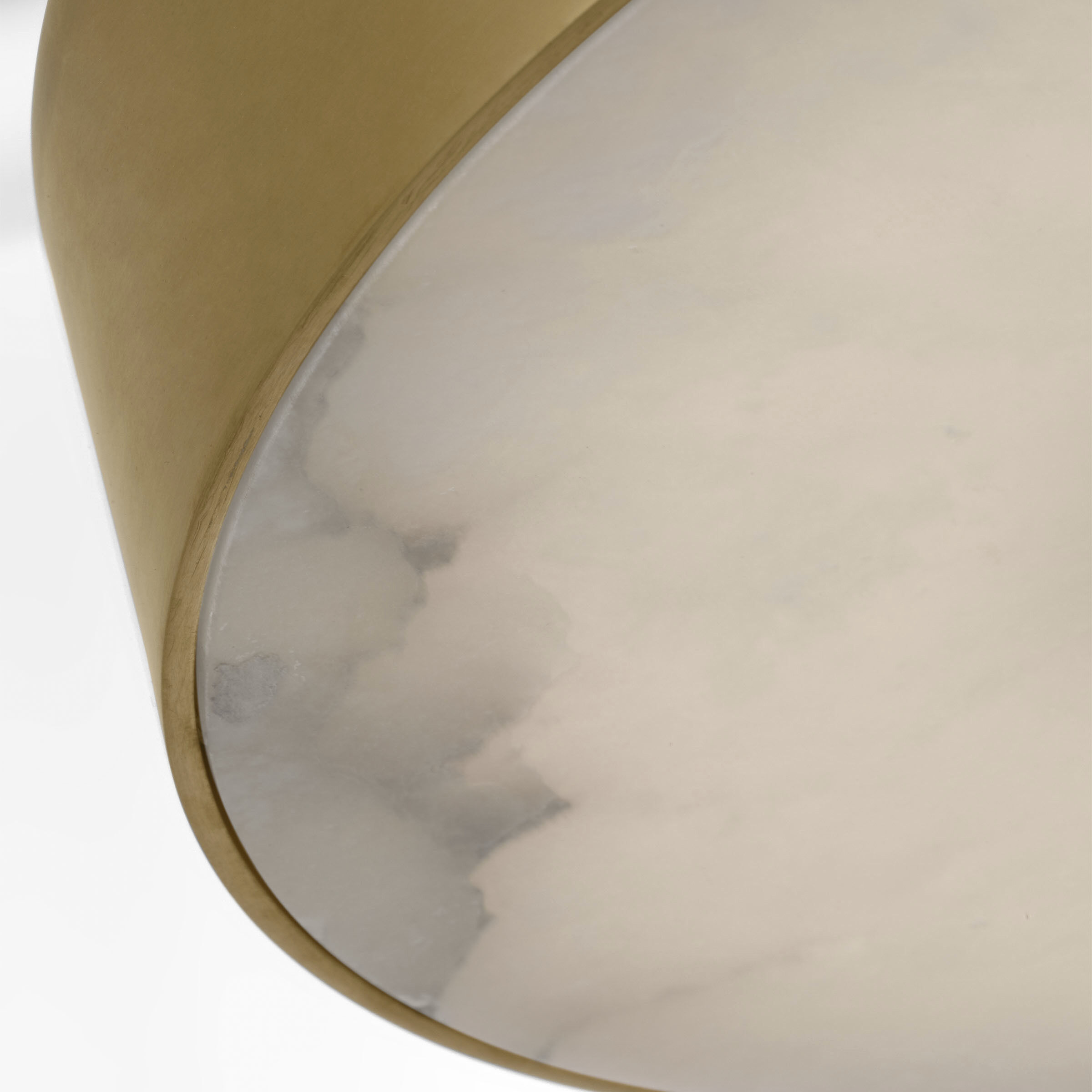 Kelly by Kelly Wearstler Wyllis LED 12 inch Hand Rubbed Antique Brass Flush Mount Ceiling Light