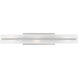 Dex 3 Light 4.75 inch Brushed Nickel Bath Vanity Wall Light