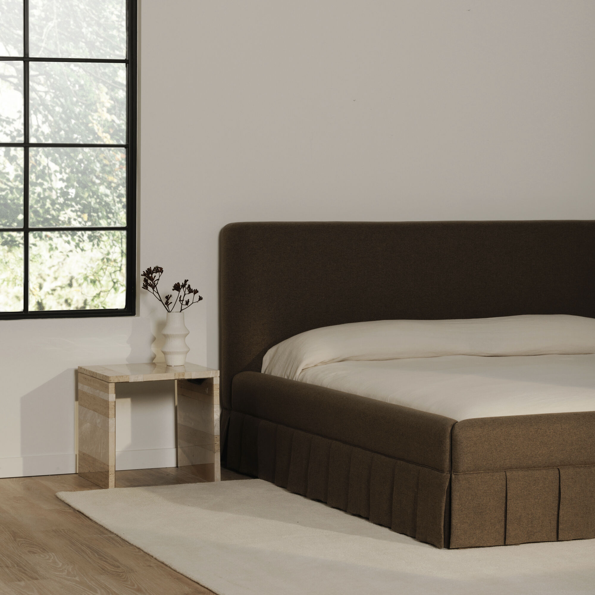 Maren Brown Bed, Queen