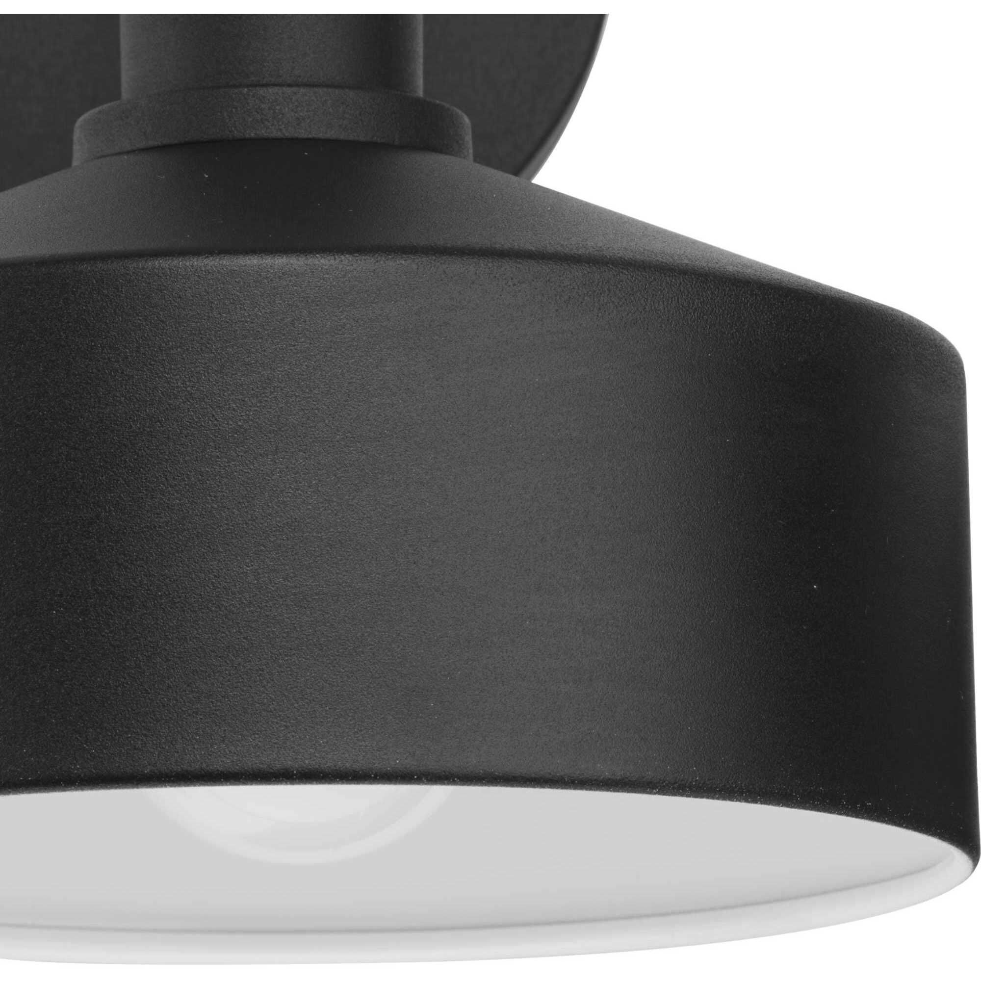 Precinct 1 Light 9.5 inch Textured Black Outdoor Wall Lantern