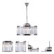 Chelsea 8 Light 28 inch Polished Nickel Chandelier Ceiling Light in Clear, Urban Classic