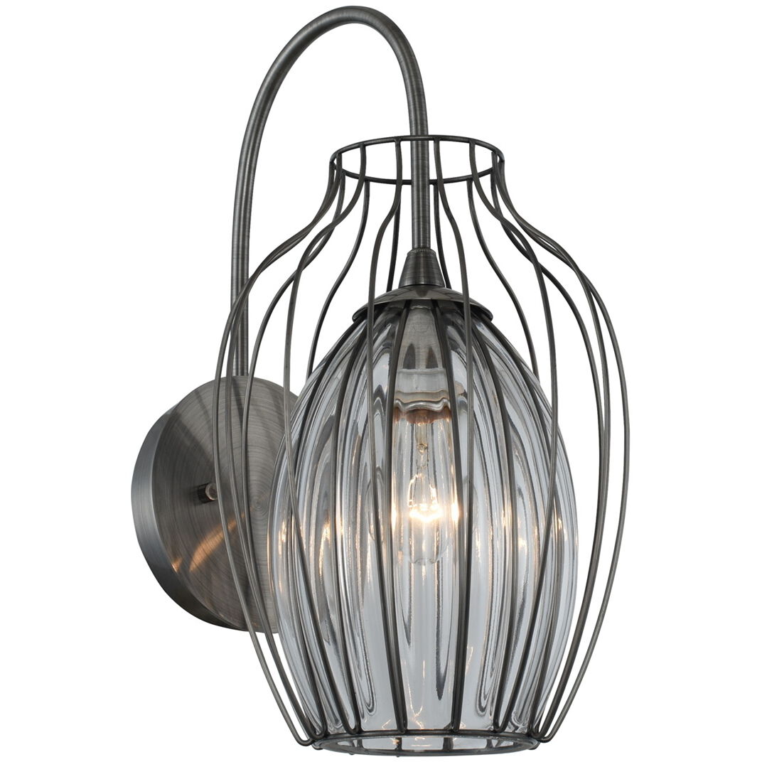 Emilia 1 Light 11 inch Chemical Stainless Steel Wall Sconce Wall Light