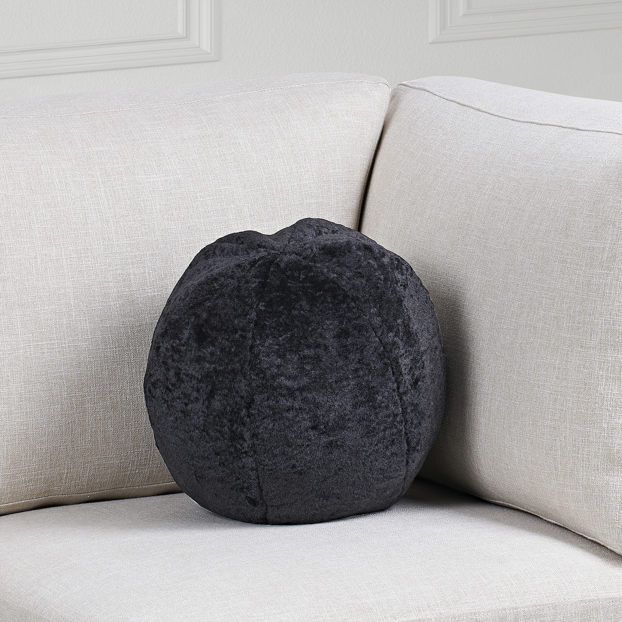 Carife 12 inch Black Pillow