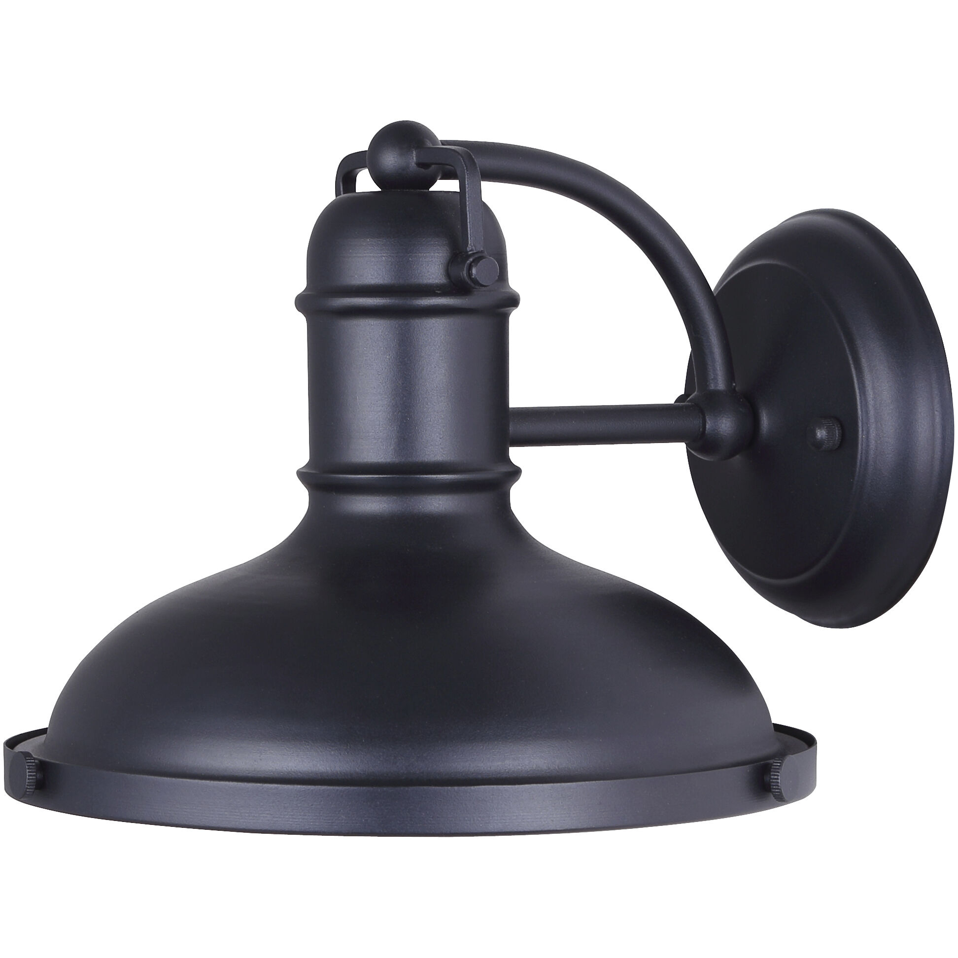 Madison 1 Light 7 inch Black Outdoor Downlight