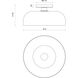 Alora Mood Sylvia 1 Light 12 inch Brushed Gold Semi Flush Mount Ceiling Light