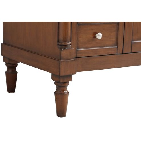 Lexington 48 X 21.5 X 35 inch Walnut Vanity Sink Set