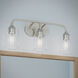 Ilia 3 Light 22 inch Brushed Nickel Bath Vanity Wall Light