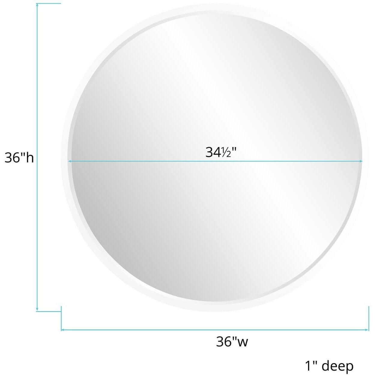 Clare 36 X 36 inch Clear Mirror