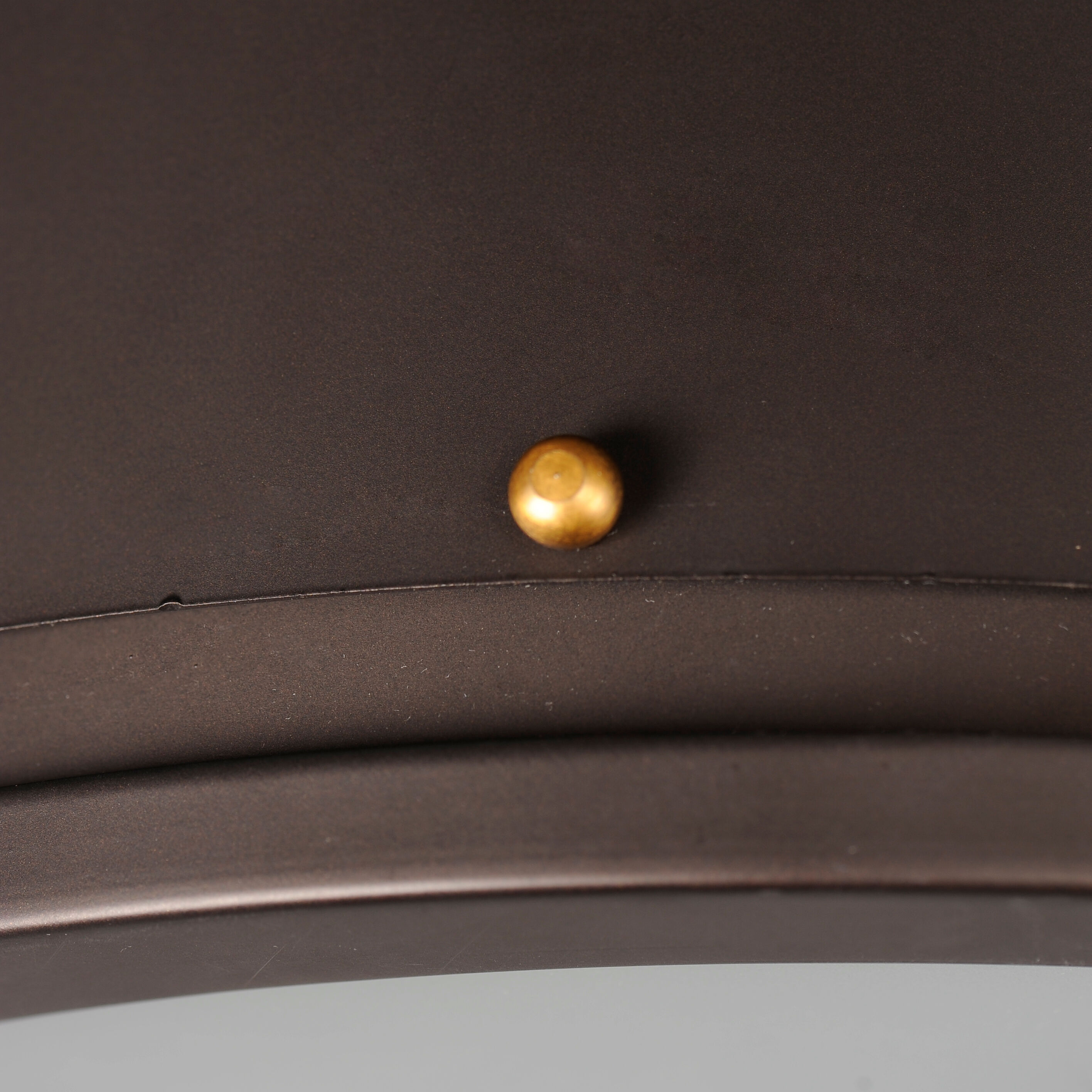 Trestle 2 Light 13 inch Oil Rubbed Bronze/Antique Brass Flush Mount Ceiling Light