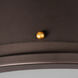 Trestle 2 Light 13 inch Oil Rubbed Bronze/Antique Brass Flush Mount Ceiling Light