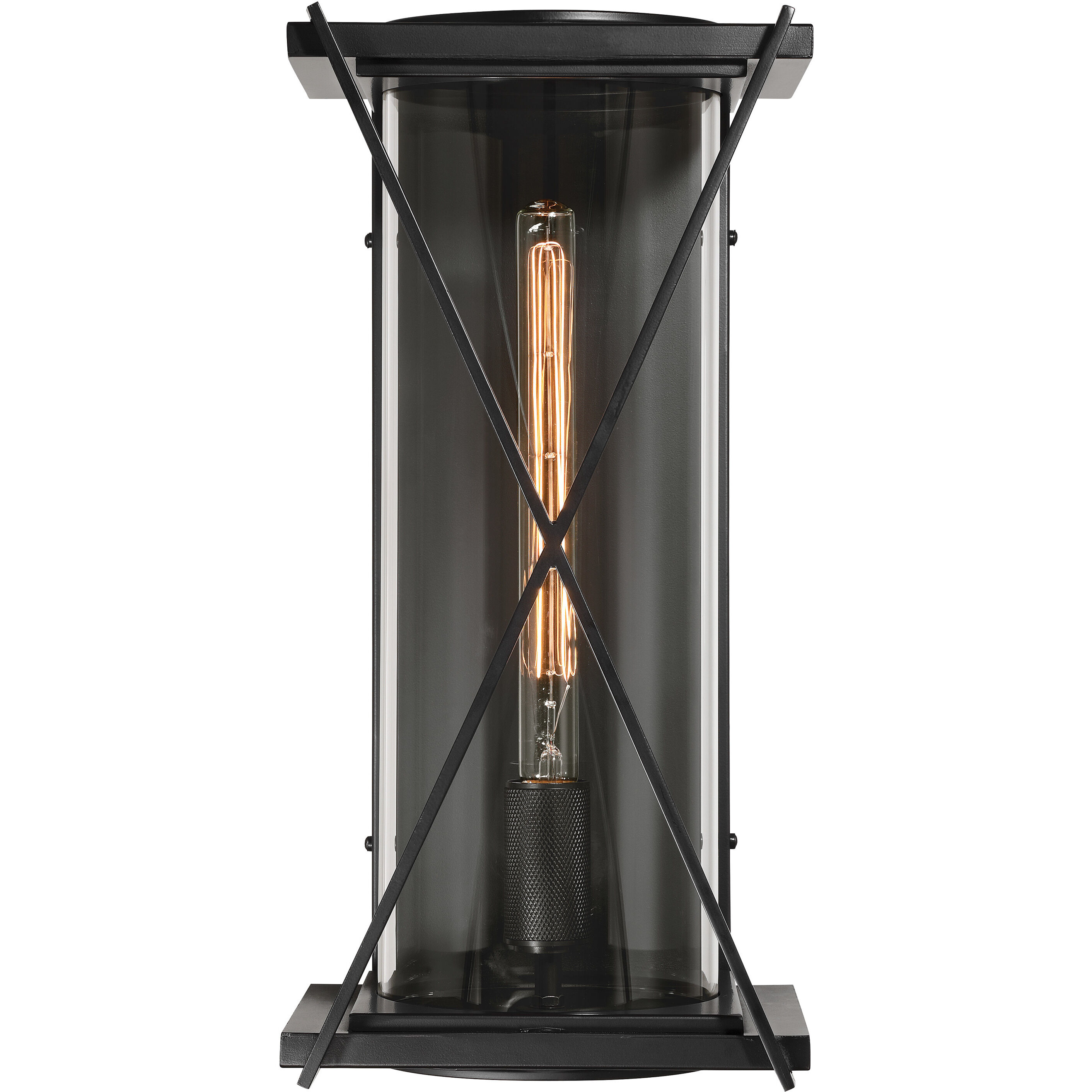 Rockhill 1 Light 19.5 inch Dark Matte Black Outdoor Sconce