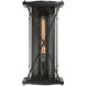 Rockhill 1 Light 19.5 inch Dark Matte Black Outdoor Sconce