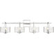 Striate LED 33 inch Polished Chrome Bath Vanity Light Wall Light