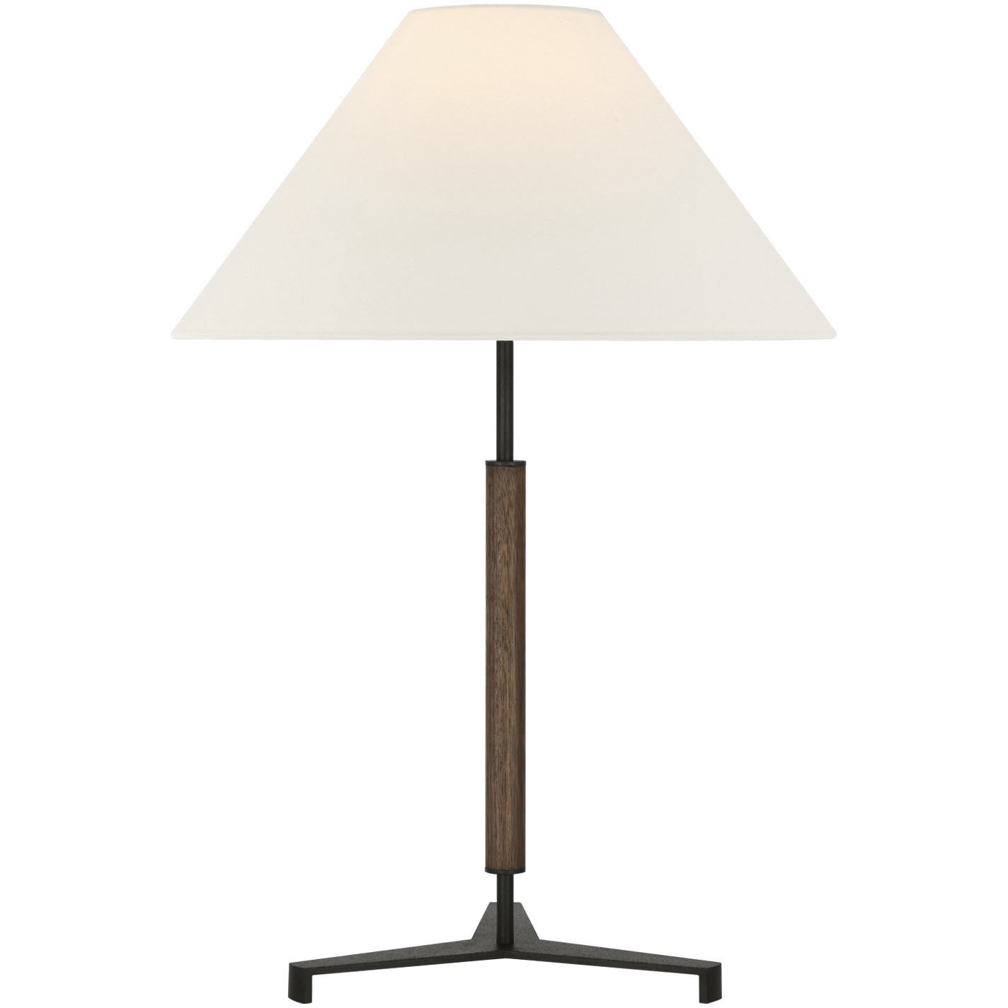 Ray Booth Amaya 28 inch 6.50 watt Weathered Iron and Dark Walnut Table Lamp Portable Light