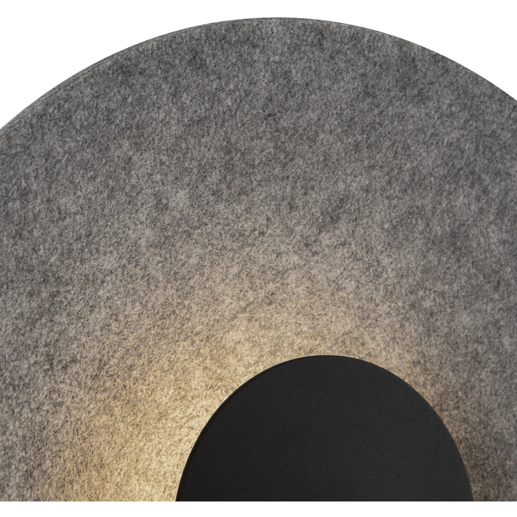 Cruz Wall Sconce Wall Light in Felt - Gray, Felt Shade