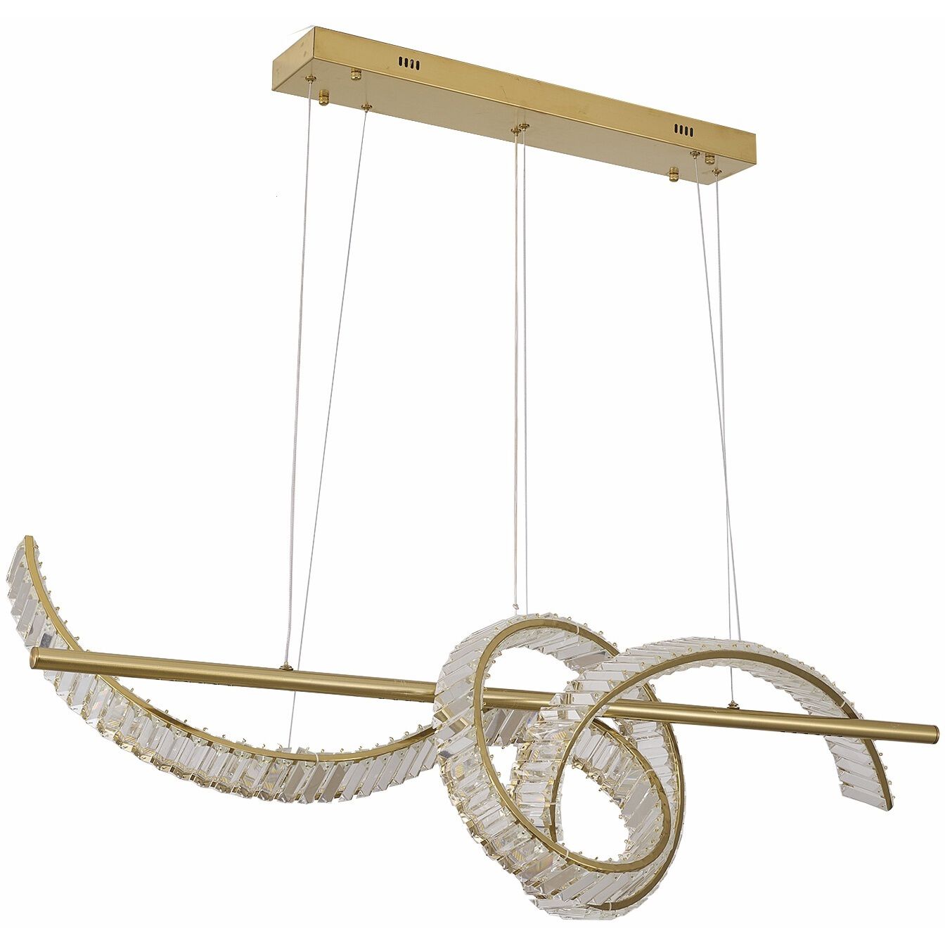 Canada LED 15 inch Brass Chandelier Ceiling Light