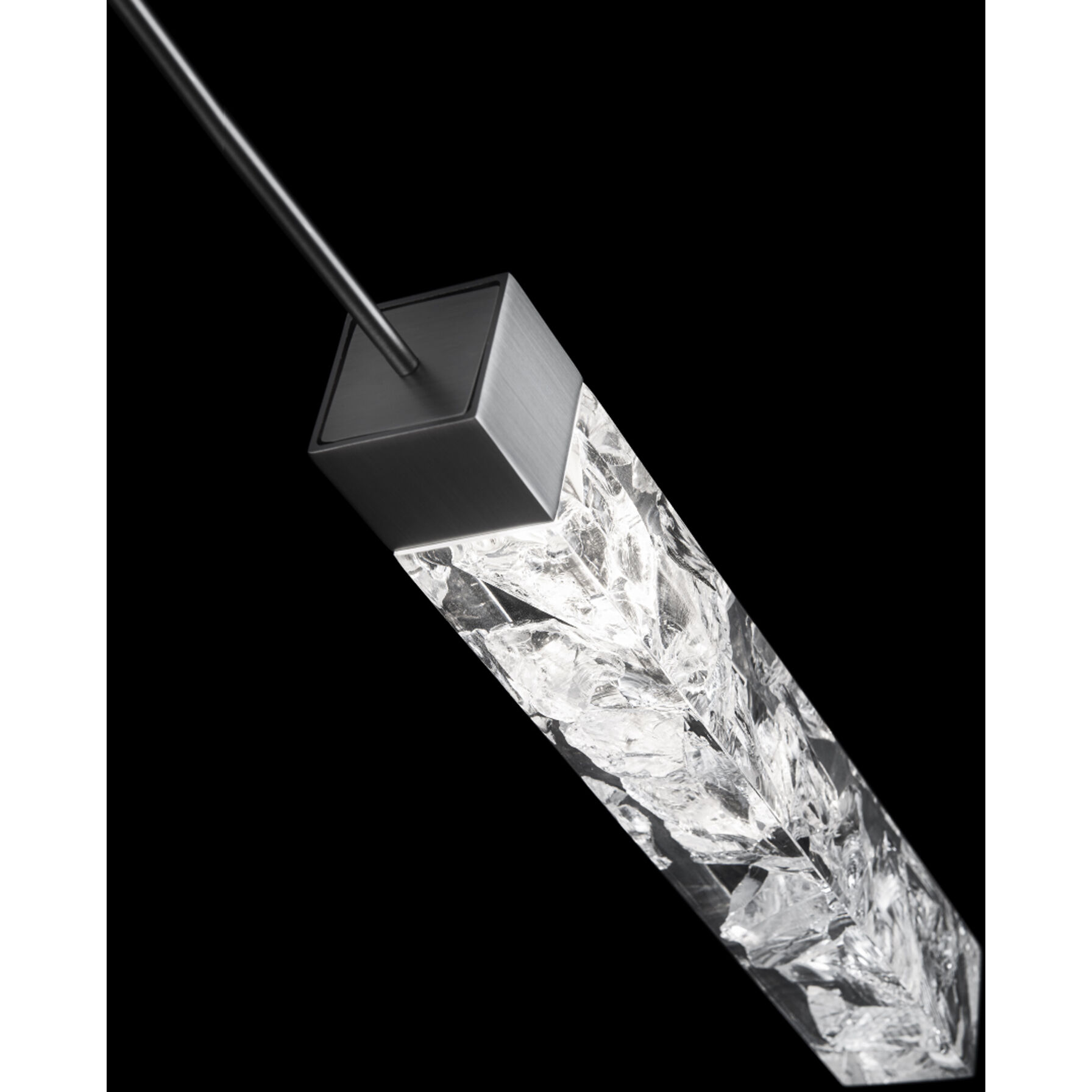 Minx LED 1.75 inch Antique Nickel Pendant Ceiling Light in false