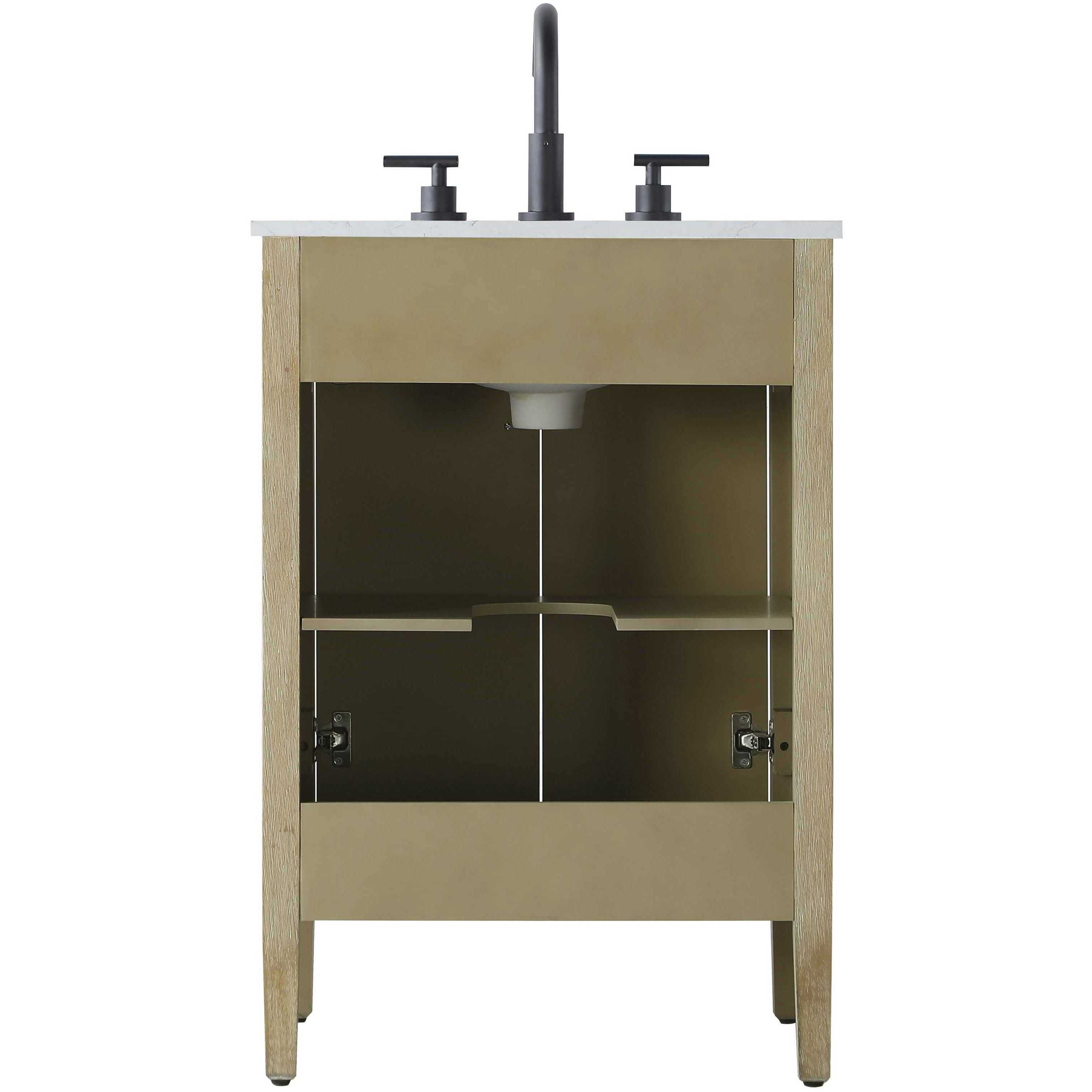 Blakely 24 X 35 inch Linen Oak Bathroom Vanity Cabinet