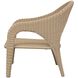 Kavali Natural Honey and Oyster White Outdoor Lounge Chair