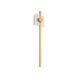 Zora 1 Light 21 inch White/Industrial Brass Sconce Wall Light