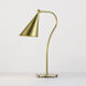 Lupe 21 inch 40 watt Aged Brass Table Lamp Portable Light