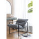 Teddy Dark Grey/Black Sling Chair