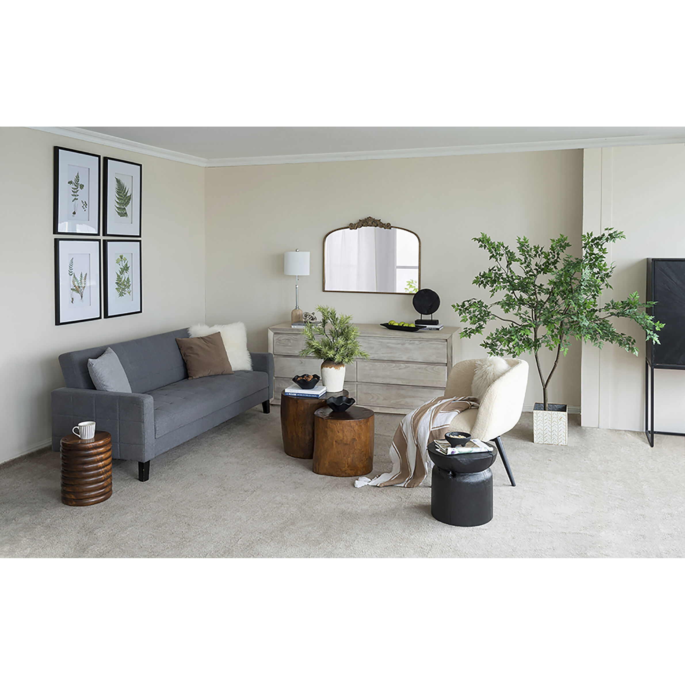 Rectangular Teak Natural Tray