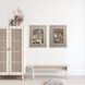 Florals Collection Brown Framed Art