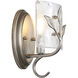 Calla 1 Light 6.88 inch Peruvian Silver Wall Sconce Wall Light