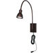 Signature LED 4 inch Rust Gooseneck Wall Lamp Wall Light