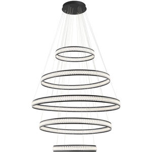 Forster 5 Light 60 inch Black Chandelier Ceiling Light