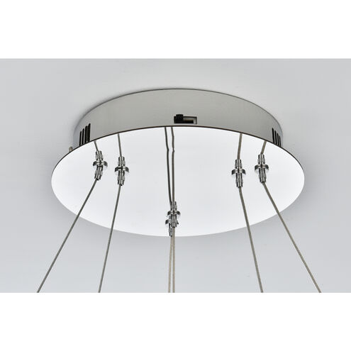 Linden 2 Light 22 inch Chrome Chandelier Ceiling Light